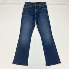 MOTHER Womens 27x28 Denim Blue Jeans Bootcut The Insider Ankle Medium Wash EUC