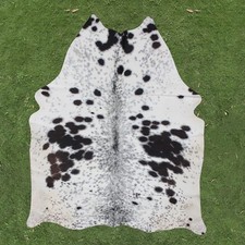 100 Real Natural Area Cow Hair On Cowhide Skin Floor Rug Carpet 65"x60" CC1403