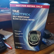 True Metrix Blood Glucose METER KIT,  10 strips  EXP 02/2027