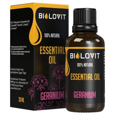 Bilovit ätherisches Öl der Geranie - 30 ml