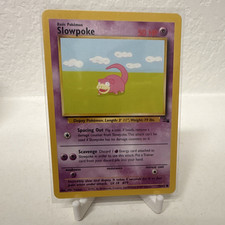 Slowpoke Pokémon Fossil Common 55/62 Regular 1st Edition 50 HP English Takano on eBay