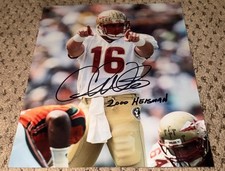 CHRIS WEINKE SIGNED 8X10 PHOTO AUTOGRAPH FLORIDA STATE FOOTBALL NOLES HEISMAN