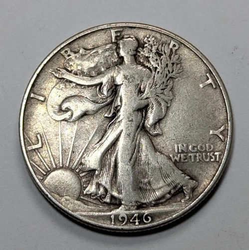 1946-P Walking Liberty Half Dollar — photo from the most recent tracked eBay sale
