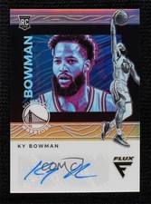 2019-20 Panini Chronicles Flux Rookie Auto Silver Ky Bowman #FR-KYB Auto 4ns