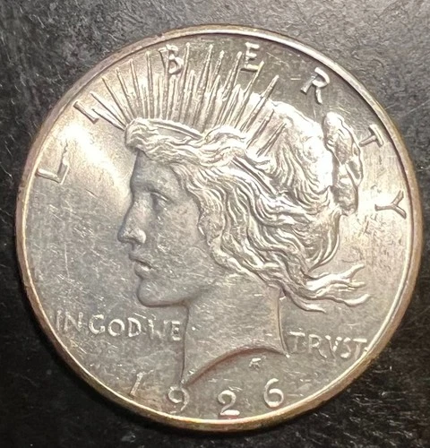 1926 S Peace Silver Dollar AU