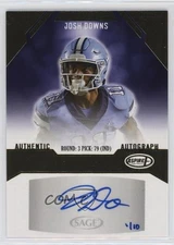 2023 Sage Aspire Gold /10 Josh Downs #ASP-JD Rookie Auto RC