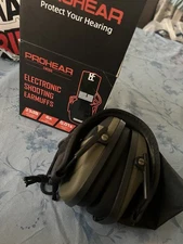 Prohear Electronic Shooting Ear Muffs Green