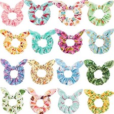 16 Pieces Cute Hair Scrunchies Kawaii Colorful Cute Unicorn Rainbow Cute Style