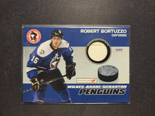 2010-11 Wilkes Barre Scranton WBS Penguins Robert Bortuzzo MEM Jersey Card