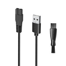 5V Charger Cable Replacement for Meridian Trimmer Charging, 1 Pack, Black