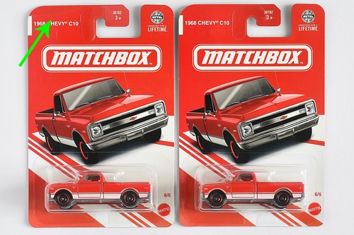 2025 Matchbox Red Card Target Exclusive 1968 Chevy C10 (set of 2) - Picture 2 of 3