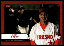 2023 Andy Perez Choice Minor League Rookie Card Fresno Grizzles