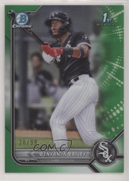 2022 Bowman Chrome Prospects Green Refractor 20/99 Benyamin Bailey #BCP-8 03j5