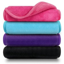Makeup Remover Cloths Pack of 4, 15.5 x 7.5 I...