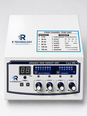 Electrotherapy Machine With Carbon Sticky Pad Brand New 4 Channel Units