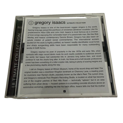 Ultimate Collection by Gregory Isaacs CD 2001 Hip-O Records