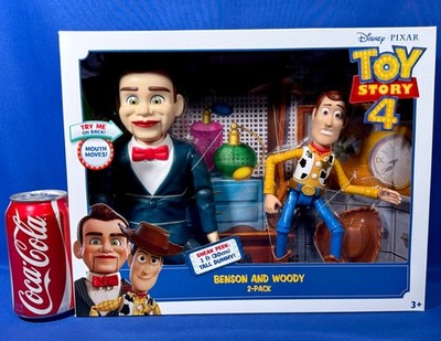 Toy Story 4 BENSON & WOODY 2-PACK 1-Foot Tall Dummy RARE SCARED
