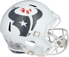 Will Anderson Jr. Texans Signed Riddell 2024 Salute To Service Replica Helmet
