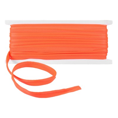 Baumwolle Paspel Borte, 11 Yards 0,4 Zoll breit Kordelborte zum Nähen, orange