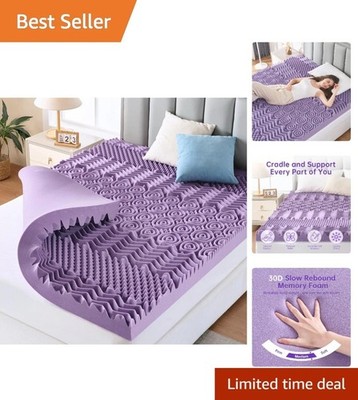 Breathable 3-Inch Queen Mattress Topper with CertiPUR and Oeko-TEX Certification