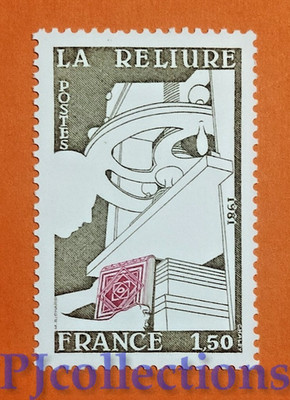 B543 - FRANKREICH - FRANKREICH 1981 HANDWERK - BUCHBINDEREI Fr 1,50 postfrisch