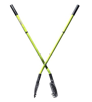 Earthwise 50002 Gator Grabber Telescoping Leaf Clean-Up Tool Green/Black