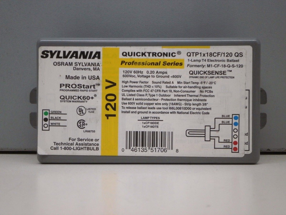 Compact Fluorescent Ballast Ballast T8 Philips Advance ICF 2S13 M1 BS