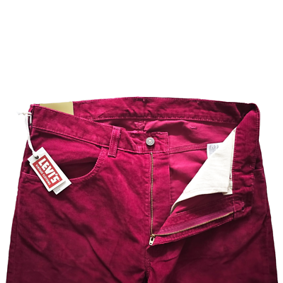 Pantalon Levi's Vintage Clothing 1970s 519 - Velours Côtelé Noir - Neuf Avec étiquettes