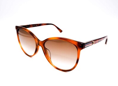 GUCCI_サングラス_GG0377SK Gucci Designer Cat Eye Sunglasses Tortoise Havana/Brown Gradient