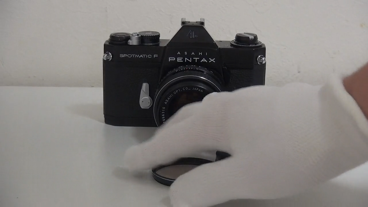 PENTAX SPF 黒 /SMC TAKUMAR f1.4/50mm #B6 Near Mint】 Pentax SPF Black Film Camera + Late SMC Takumar