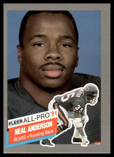1991 Fleer All-Pro Neal Anderson Chicago Bears #11 - Picture 1 of 2