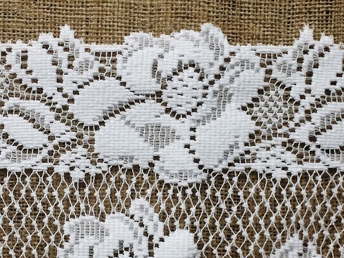 Lace Place Mat 18" x 20" White Magnolias Doily Table Accent Livingroom Bedroom - Picture 3 of 3