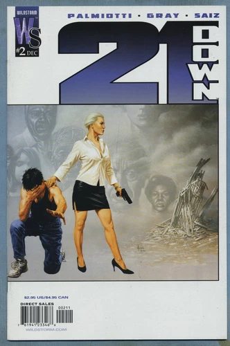 21 Down #2 2002 [Jimmy Palmiotti, Justin Gray, Jesus Saiz] DC Wildstorm g