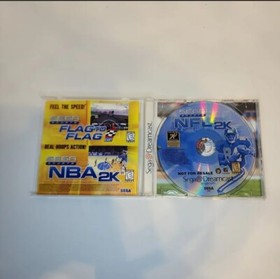 NFL 2K NFR (Sega Dreamcast, 1999, Untested, CIB)