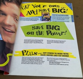 NES Nintendo Power Magazine VOLUME #20 January 1991 Mega Man, Poster