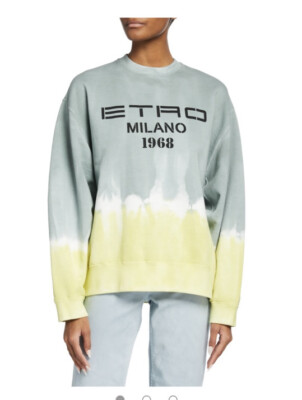 Etro Degrade Diy Tie Oversized  Milano 1968 Sweatshirt Eu 44 US 10