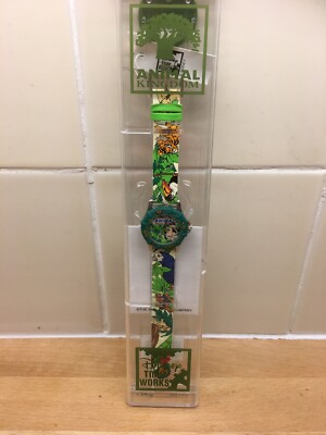 Disney Kinderuhr Mickey Mouse Animal Kingdom Florida Time Works Mädchen Junge (b2)
