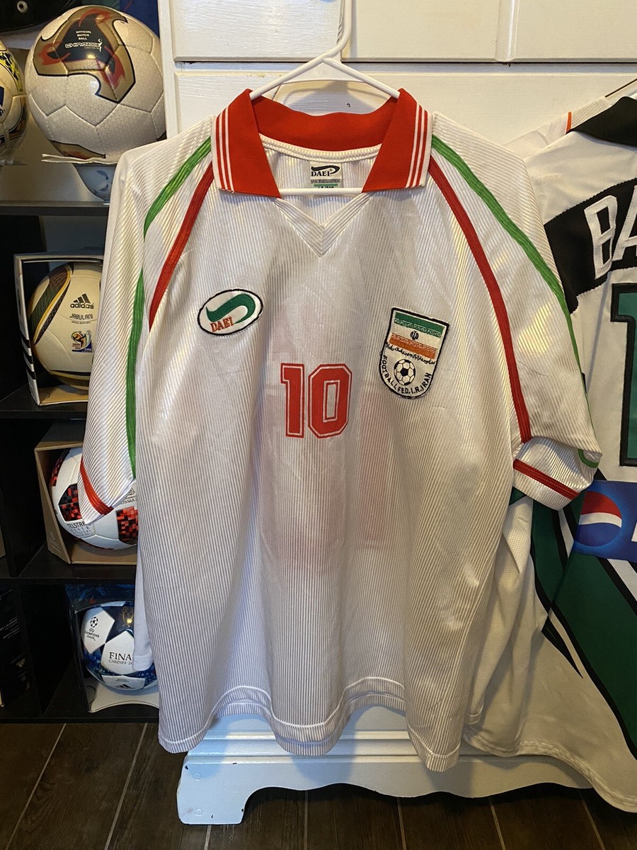イラン代表 ユニフォーム アリ・ダエイ Vintage 1999 Iran Daei Sport Ali Daei Soccer Jersey Authentic