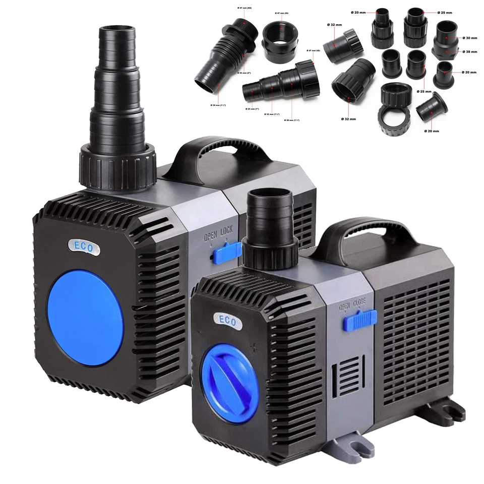 FOREVER SPEED Teichpumpe SuperECO Bachlaufpumpe Filterpumpe Teich WasserPumpe CTP 2800-12000