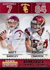 2015 Panini Contenders Draft Picks  CONNECTIONS #6 Jordan Cameron Matt Barkley