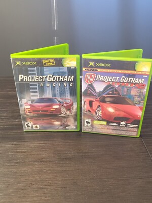 Project Gotham Racing 1 and 2 set (plus X box Arcade disc)