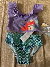 Disney Store Baby Little Mermaid Swimsuit 18-24 Months BRAND NEW WITH TAGS