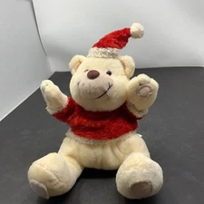 Kipp Brothers Stuffed Bear Dressed As Santa 