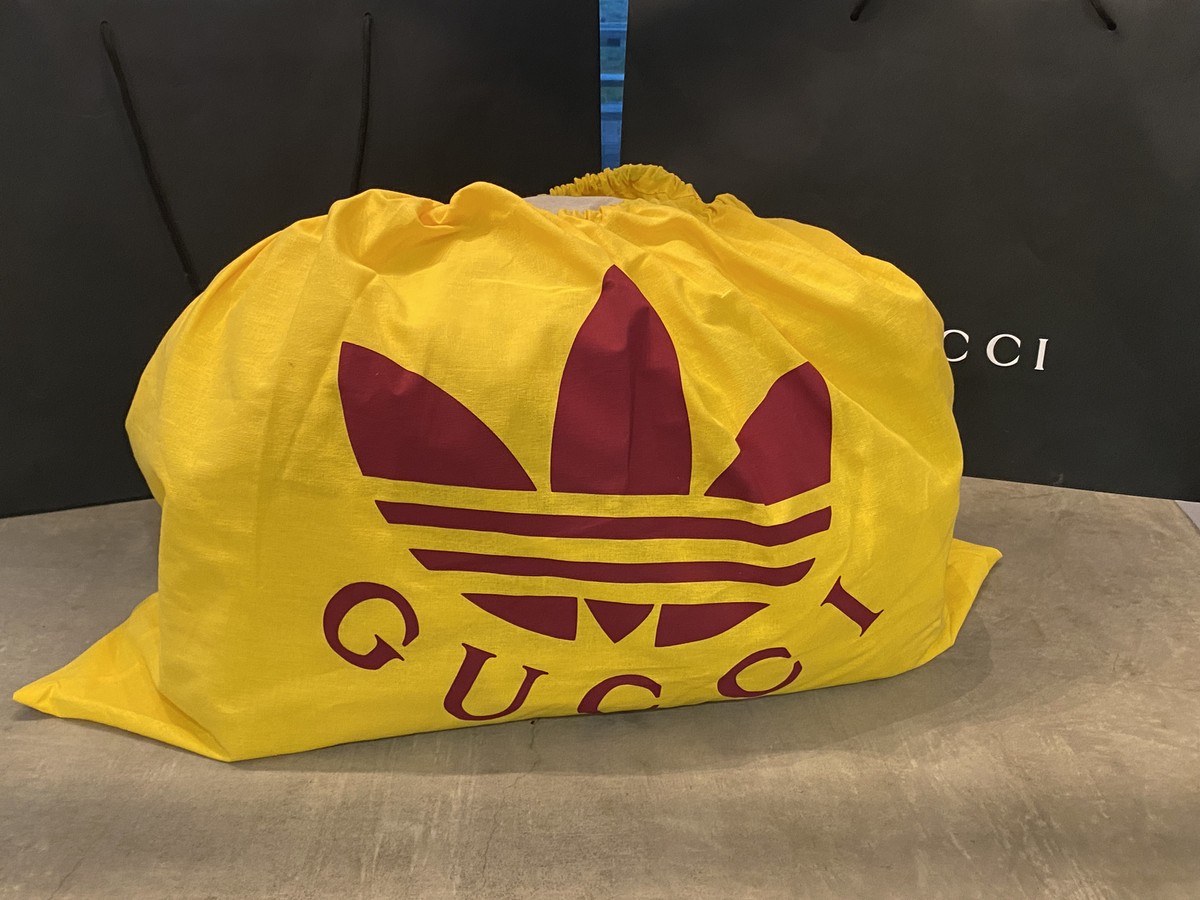 Gucci X Adidas Large Blue Duffle Bag -RARE, new | eBay