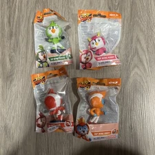 Lot Of 4 Playskool Nick Jr Top Wing Figures Collection Cake Toppers