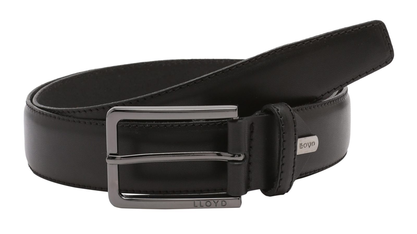 LLOYD belt Men's Leather Belt W95 Black