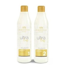 Ultra Liss Brazilian Blowout Volume Reducer Hair Smoothing Kit 2x1L - Amakha