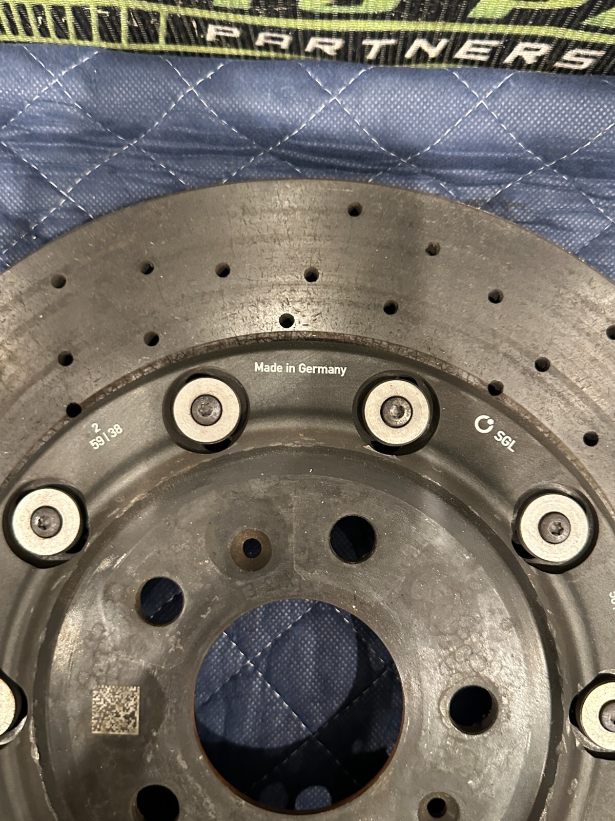 2021 AUDI R8 LEFT DRIVER CARBON CERAMIC BRAKE ROTOR OEM 4S0 615 602 A ~READ!!~