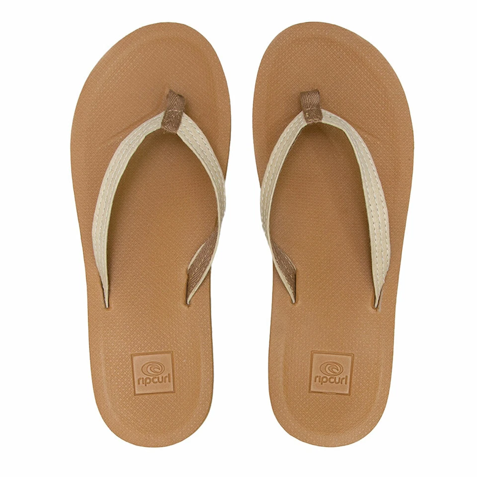 Rip Curl Southside Eco Damen Flip Flops Sandalias De Dedo Zapatos Beige - Imagen 2 de 4
