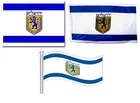 Polyester Jerusalem Flag outside inside Wind weather lion of Judah Holy Gift